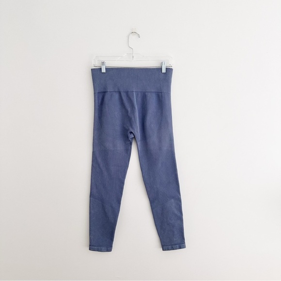JoyLab Dusty Blue Ribbed High Rise Leggings - Picture 6 of 8